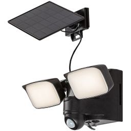 Rabalux Leszno kinkiet solarny 2x5 W czarny 77091