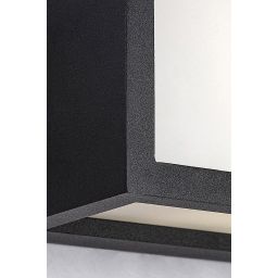 Rabalux Lublin kinkiet zewnętrzny 1x10 W czarny 77099