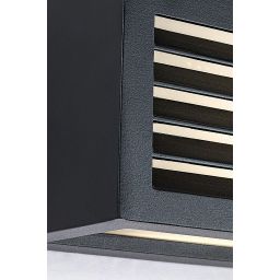 Rabalux Lublin kinkiet zewnętrzny 1x10 W czarny 77100