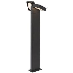 Rabalux Telde lampa stojąca zewnętrzna 2x7 W antracyt 77102