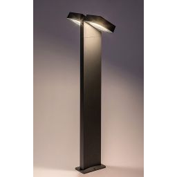 Rabalux Telde lampa stojąca zewnętrzna 2x7 W antracyt 77102