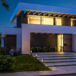 Rabalux Telde lampa stojąca zewnętrzna 2x7 W antracyt 77102