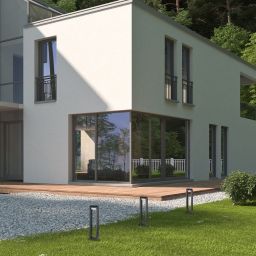 Rabalux Medna lampa stojąca zewnętrzna 1x8 W czarna 77104