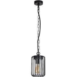 Rabalux Tarpa lampa wisząca zewnętrzna 1x40 W czarna 77107