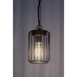 Rabalux Tarpa lampa wisząca zewnętrzna 1x40 W czarna 77107