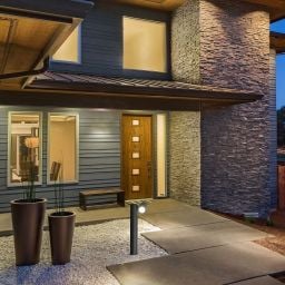 Rabalux Enol lampa stojąca zewnętrzna 1x35 W czarna 77112