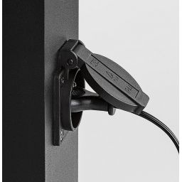 Rabalux Ankara lampa stojąca zewnętrzna 1x12 W czarna 77122