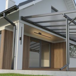 Rabalux Kelebia kinkiet zewnętrzny 1x12 W czarny 77125