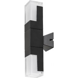 Rabalux Darvas kinkiet zewnętrzny 2x12 W czarny 77127