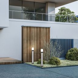 Rabalux Leitha lampa stojąca zewnętrzna 1x12 W czarna 77132