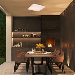 Rabalux Lowar plafon zewnętrzny 1x36 W biała 77136