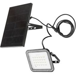 Rabalux Melk kinkiet solarny 1x6 W czarny 77141