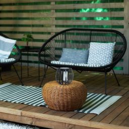 Rabalux Savoca lampa solarna stołowa 1x1 W czarny 77167