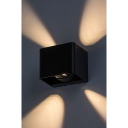 Rabalux Hallstatt kinkiet zewnętrzny 1x10 W czarny 77168