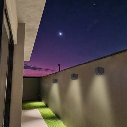 Rabalux Hallstatt kinkiet zewnętrzny 1x10 W czarny 77168