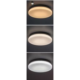 Rabalux Lowar plafon zewnętrzny 1x18 W biała 77182