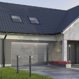 Rabalux Cubbington lampa stojąca zewnętrzna 1x10 W czarna 77184