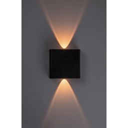 Rabalux Portel kinkiet zewnętrzny 1x3 W czarny 77191