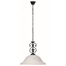 Rabalux Dorothea lampa wisząca 1x60 W biała-czarna 7776