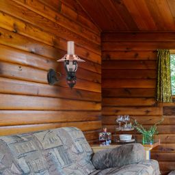 Rabalux Enna kinkiet 1x40W czarny/przezroczysty 7868