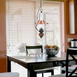 Rabalux Enna lampa wisząca 1x40W czarny/ciemny brąz/przezroczysty 7869