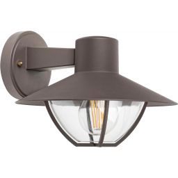 Rabalux Almada kinkiet zewnętrzny 1x10W brązowy/przezroczysty 7884