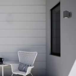 Rabalux Buffalo kinkiet zewnętrzny 1x35W antracyt/przezroczysty 7887