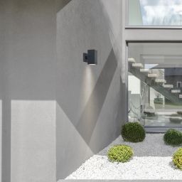 Rabalux Buffalo kinkiet zewnętrzny 2x35W antracyt/przezroczysty 7888