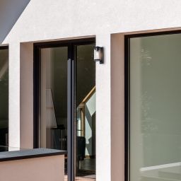 Rabalux Silistra kinkiet zewnętrzny 1x60W z czujnikiem ruchu antracyt/przezroczysty 7892