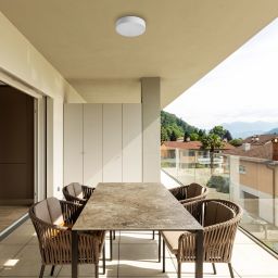 Rabalux Tartu plafon zewnętrzny 1x18W LED biały mat 7893