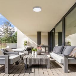 Rabalux Tartu plafon zewnętrzny 1x24W LED biały mat 7894