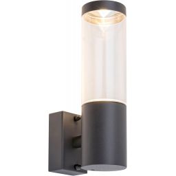 Rabalux Katowice kinkiet zewnętrzny 1x7W antracyt/przezroczysty 7914