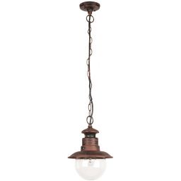 Rabalux Odessa lampa wisząca zewnętrzna 1x60 W brązowa 8164