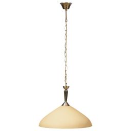 Rabalux Regina lampa wisząca 1x60W mosiądz/kremowa 8176