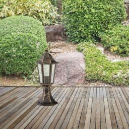 Rabalux Velence lampa stojąca zewnętrzna 1x60 W złota 8236