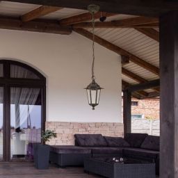 Rabalux Velence lampa wisząca zewnętrzna 1x60 W złota 8238