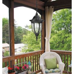 Rabalux Milano lampa wisząca zewnętrzna 1x60 W czarna 8344