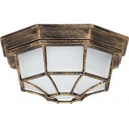 Rabalux Milano lampa podsufitowa zewnętrzna 1x100 W złota 8376