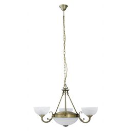 Rabalux Marlene lampa wisząca 3x40W+2x60W mosiądz/alabaster 8543
