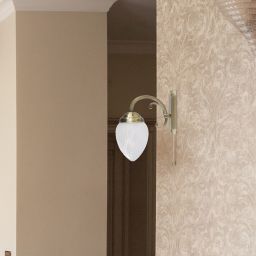 Rabalux Annabella kinkiet 1x40W mosiądz/biały 8631