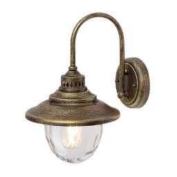 Rabalux Barcelona kinkiet zewnętrzny 1x60 W złoty 8677