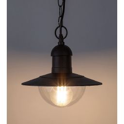 Rabalux Oslo lampa wisząca zewnętrzna 1x60 W czarna 8717