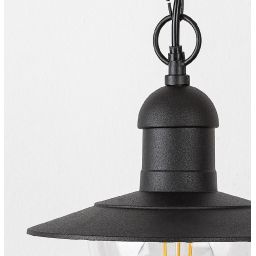 Rabalux Oslo lampa wisząca zewnętrzna 1x60 W czarna 8717