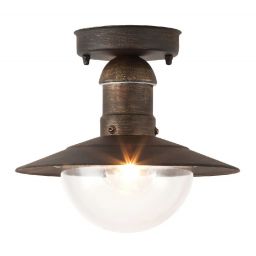 Rabalux Oslo lampa podsufitowa zewnętrzna 1x60 W złota 8736