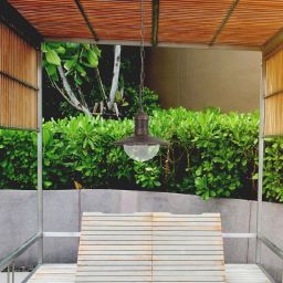 Rabalux Oslo lampa wisząca zewnętrzna 1x60 W złota 8737