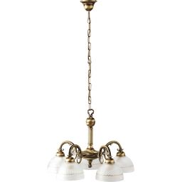 Rabalux Flossi lampa wisząca 5x40 W biała-brązowa 8815