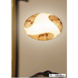 Rabalux Art Gold plafon 2x60 W biały-złoty 1942