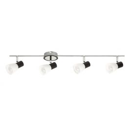 Rabalux Ati lampa podsufitowa 4x40 W biała-czarna 5979