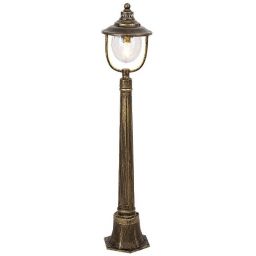 Rabalux Barcelona lampa stojąca zewnętrzna 1x60 W przezroczysta-złota 8679