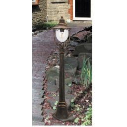 Rabalux Barcelona lampa stojąca zewnętrzna 1x60 W przezroczysta-złota 8679